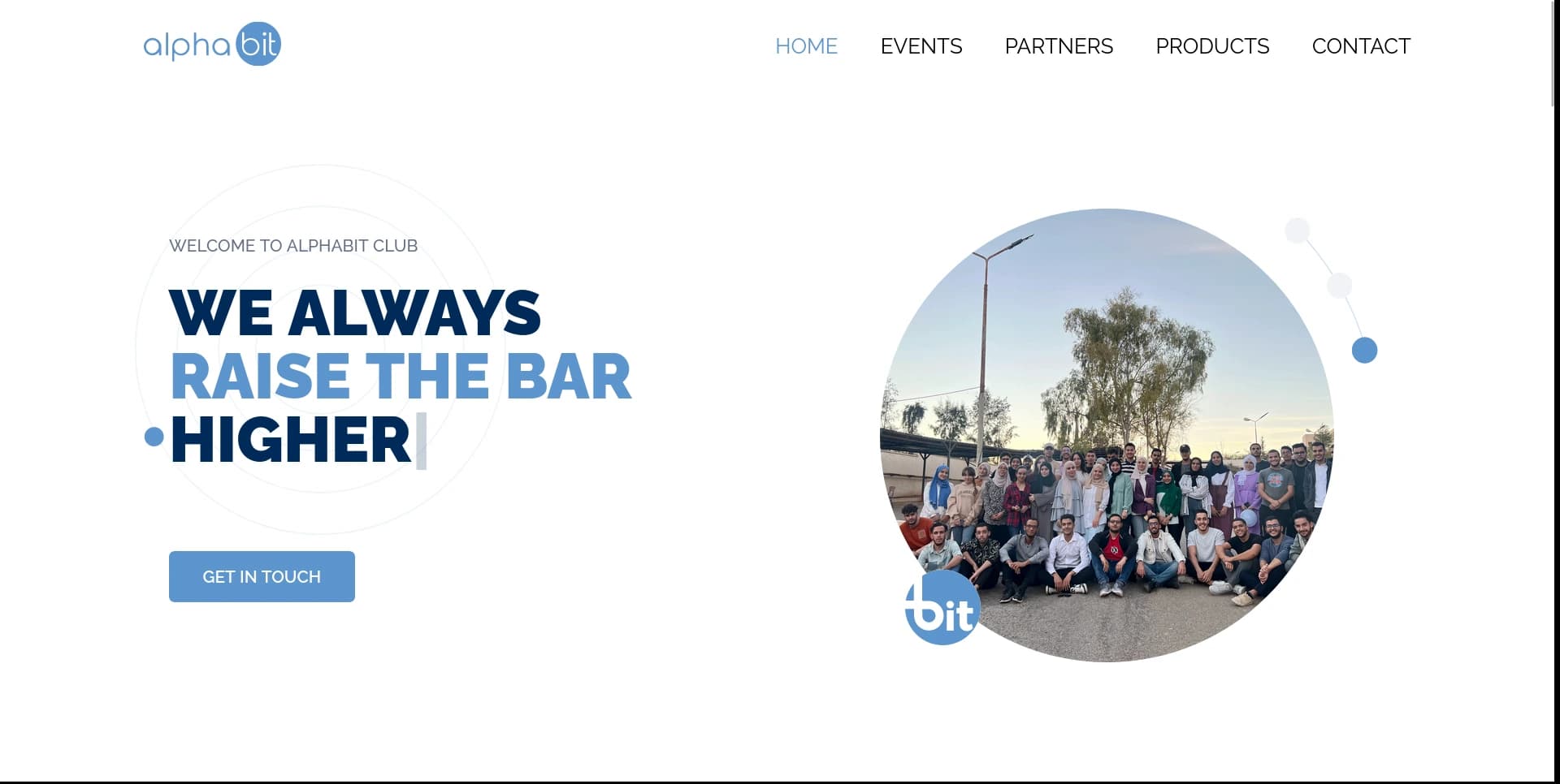 Alphabit Website screenshot 1