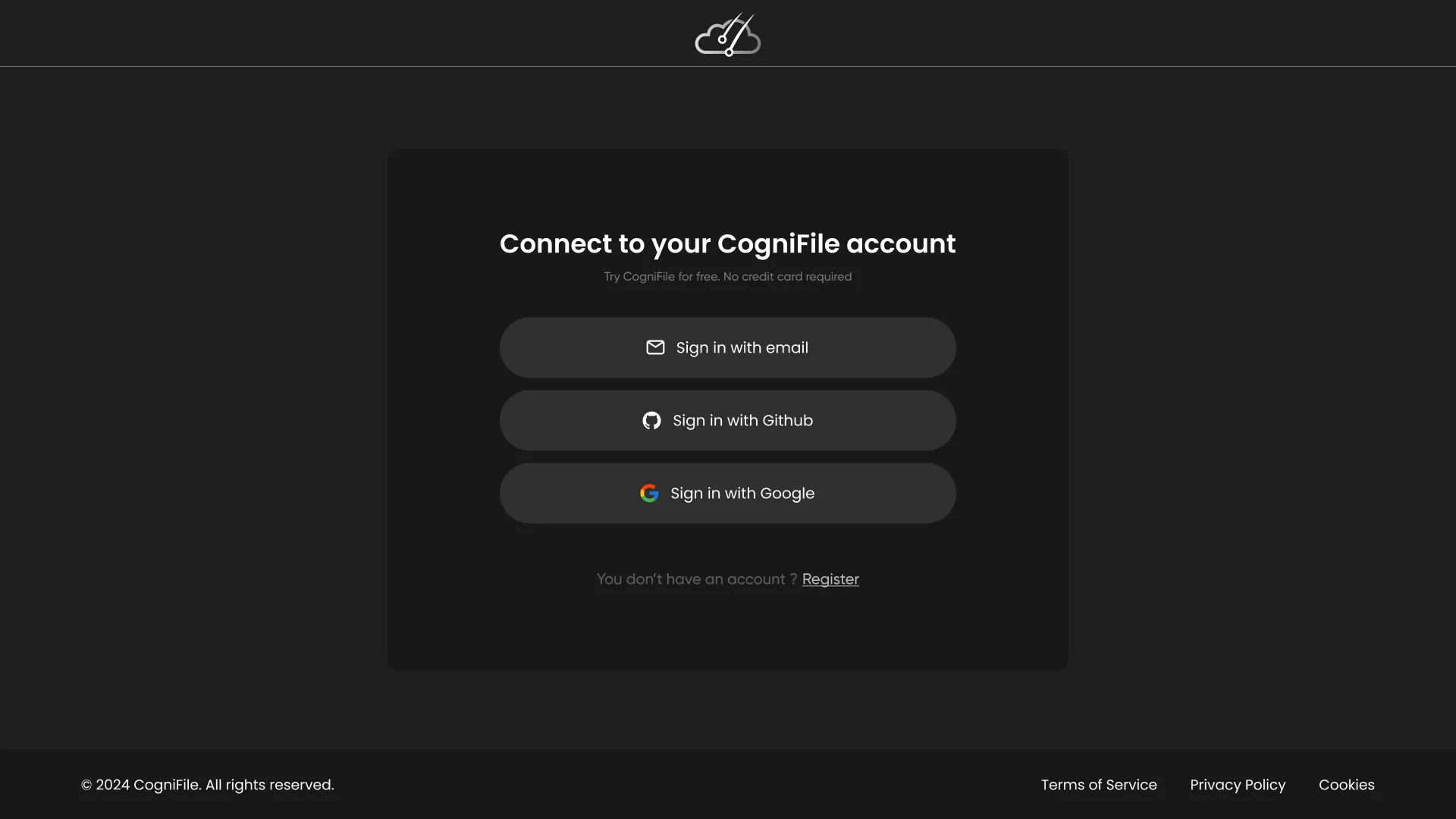 CogniFile Service screenshot 1