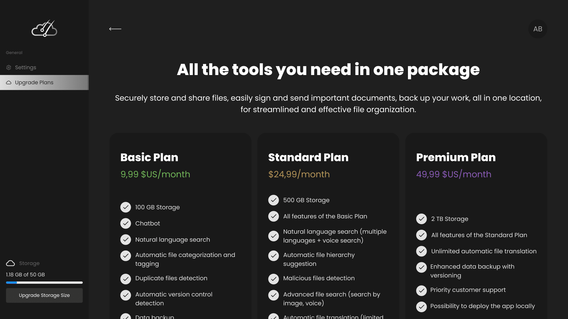 CogniFile Service screenshot 14