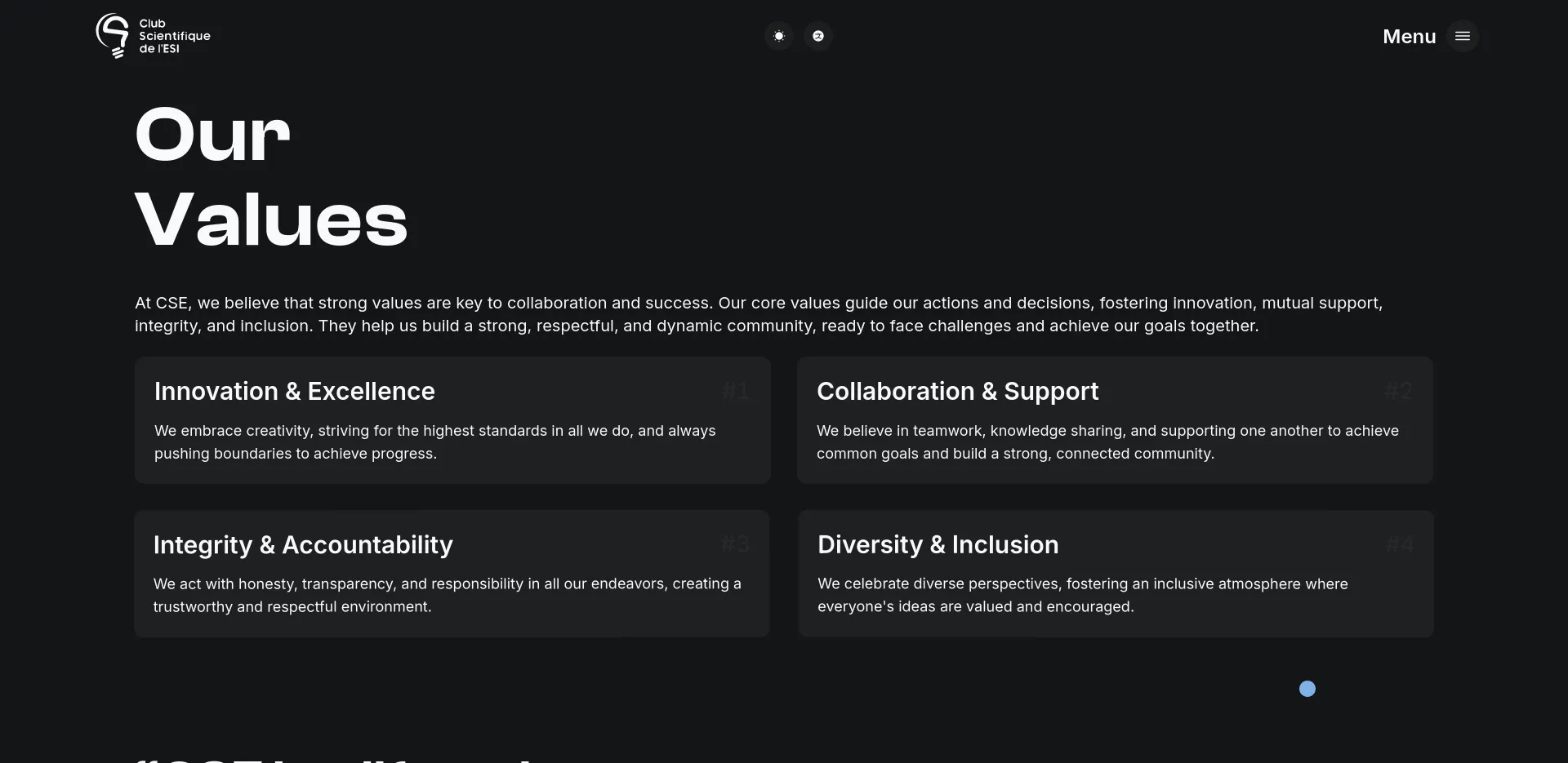 CSE Website screenshot 5