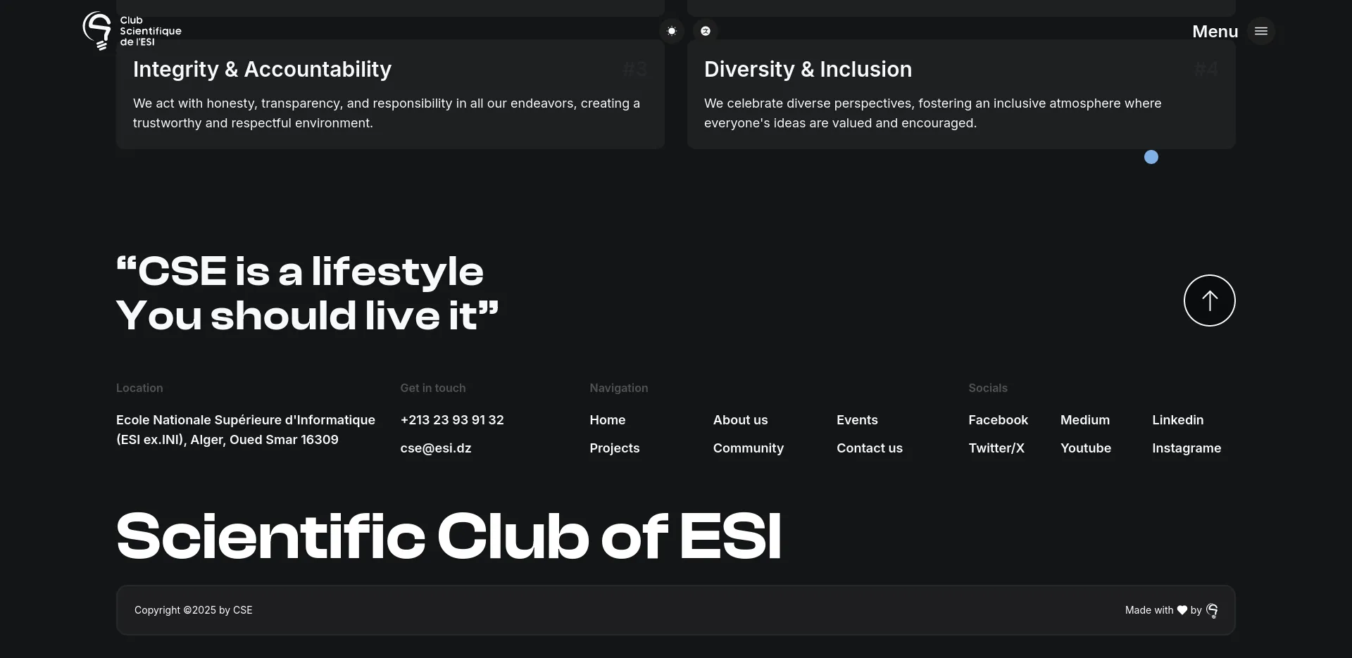 CSE Website screenshot 6