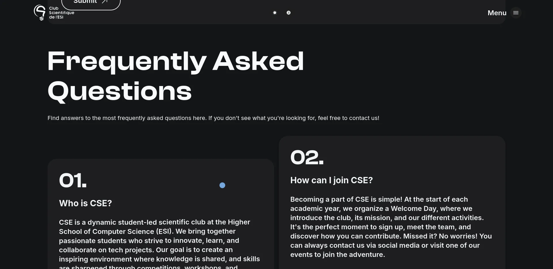 CSE Website screenshot 9