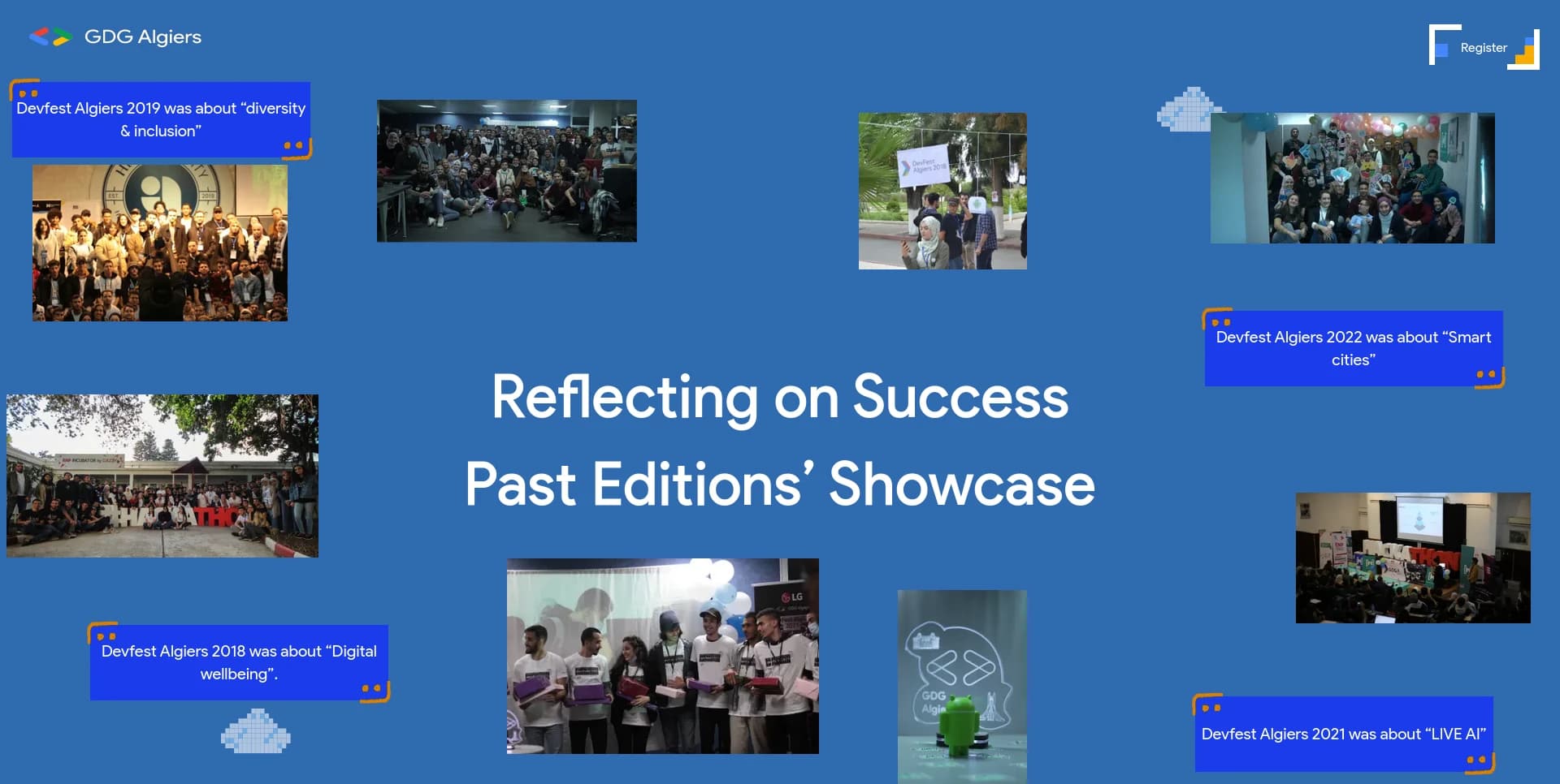 GDG Algiers DevFest'23 website screenshot 5