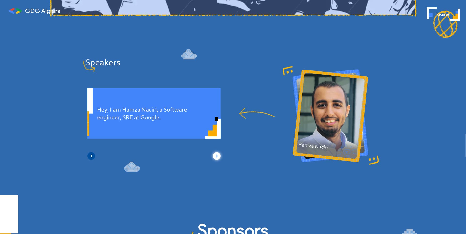 GDG Algiers DevFest'23 website screenshot 7