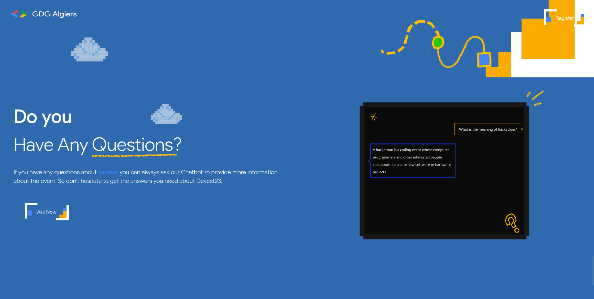 GDG Algiers DevFest'23 website screenshot 9