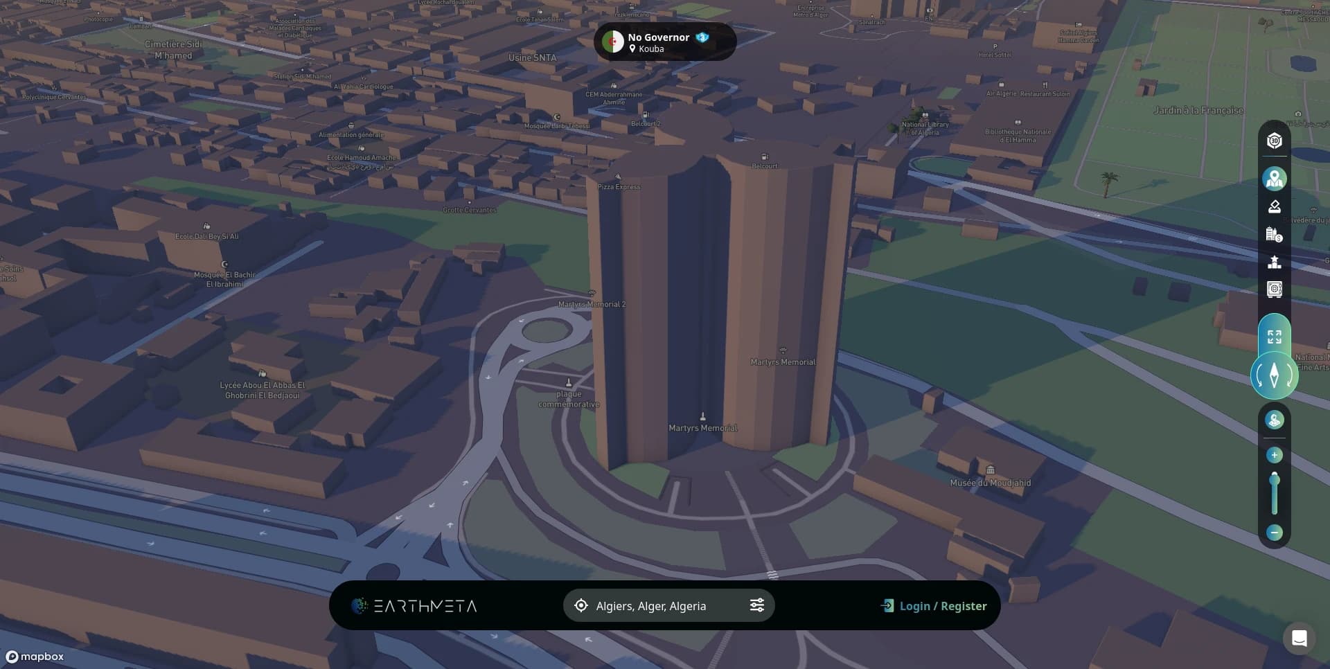 EARTHMETA 3D Application screenshot 2