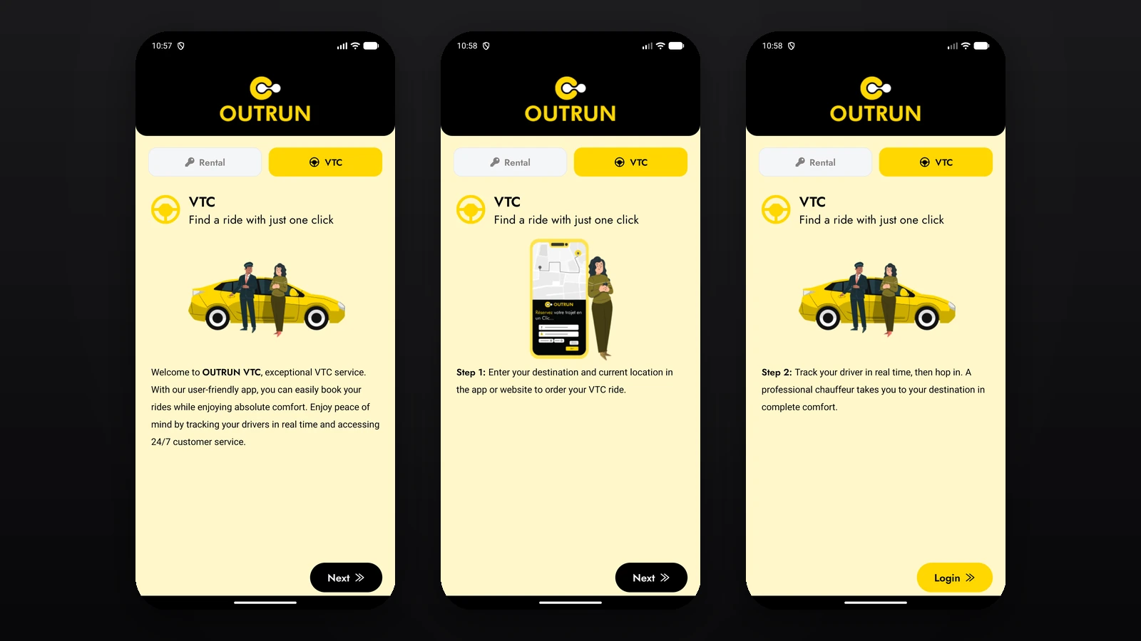Outrun Rental Mobile screenshot 2