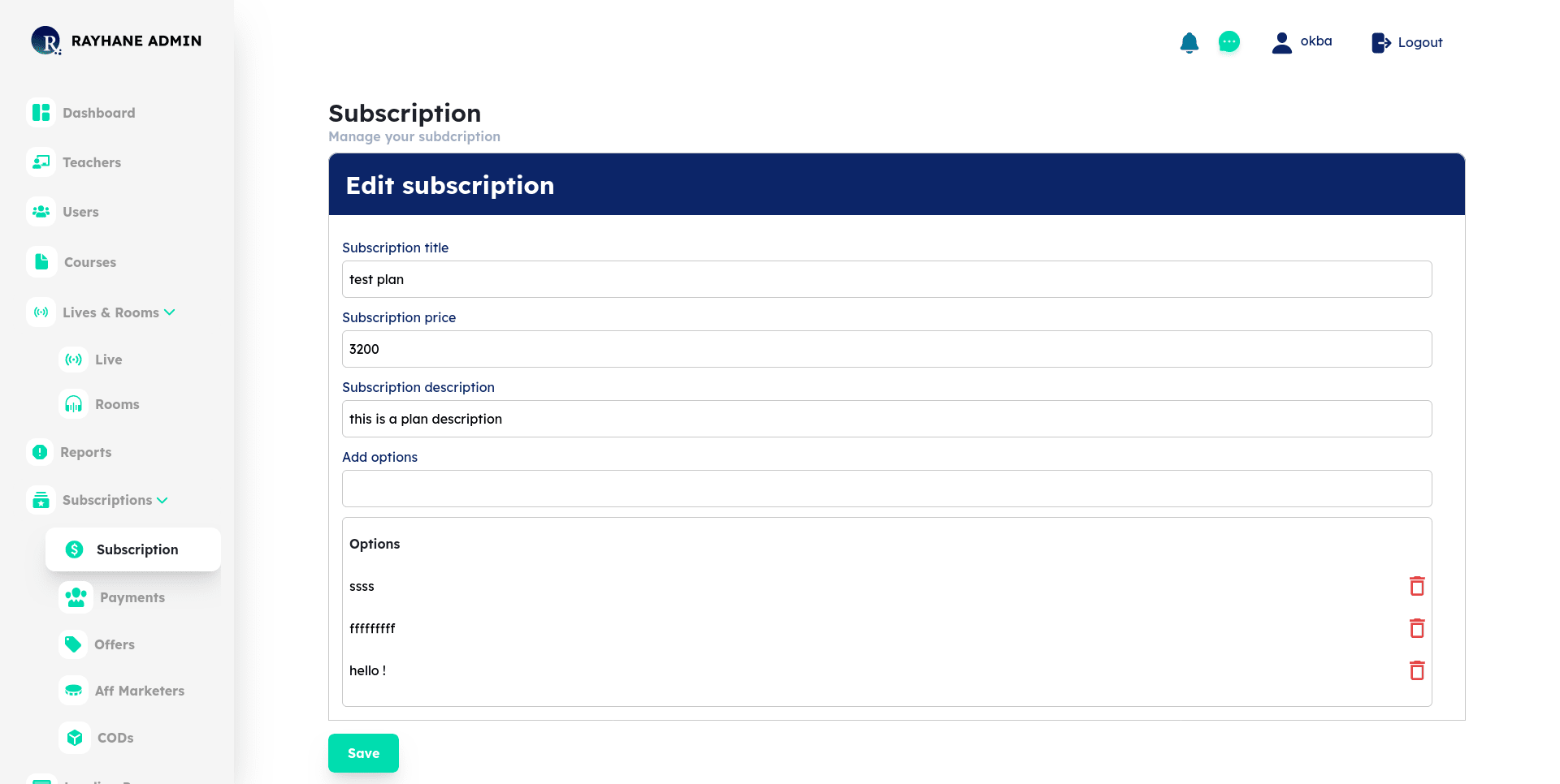 Rayhane ELearning screenshot 17