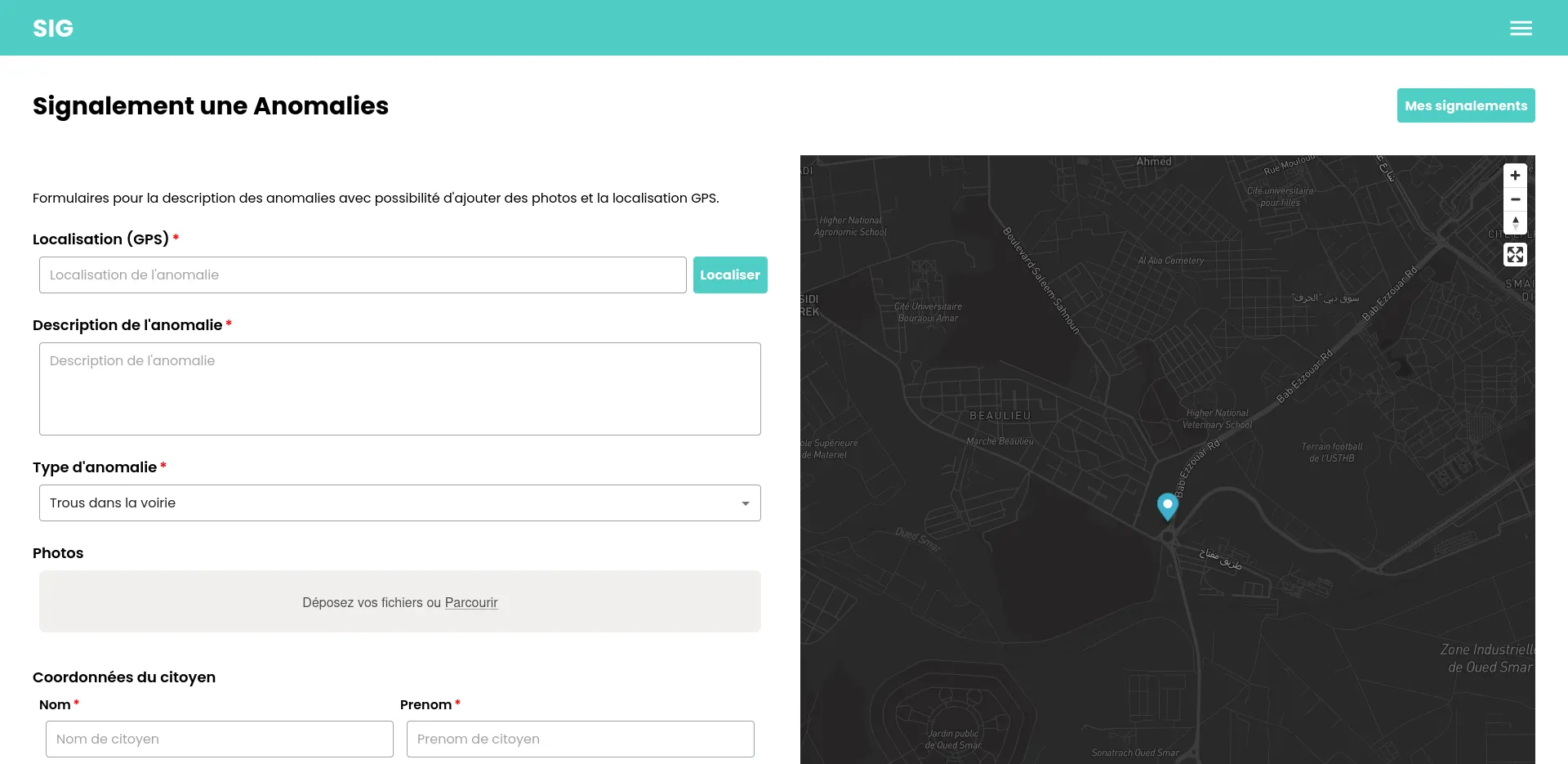 SIG reports Platform screenshot 3