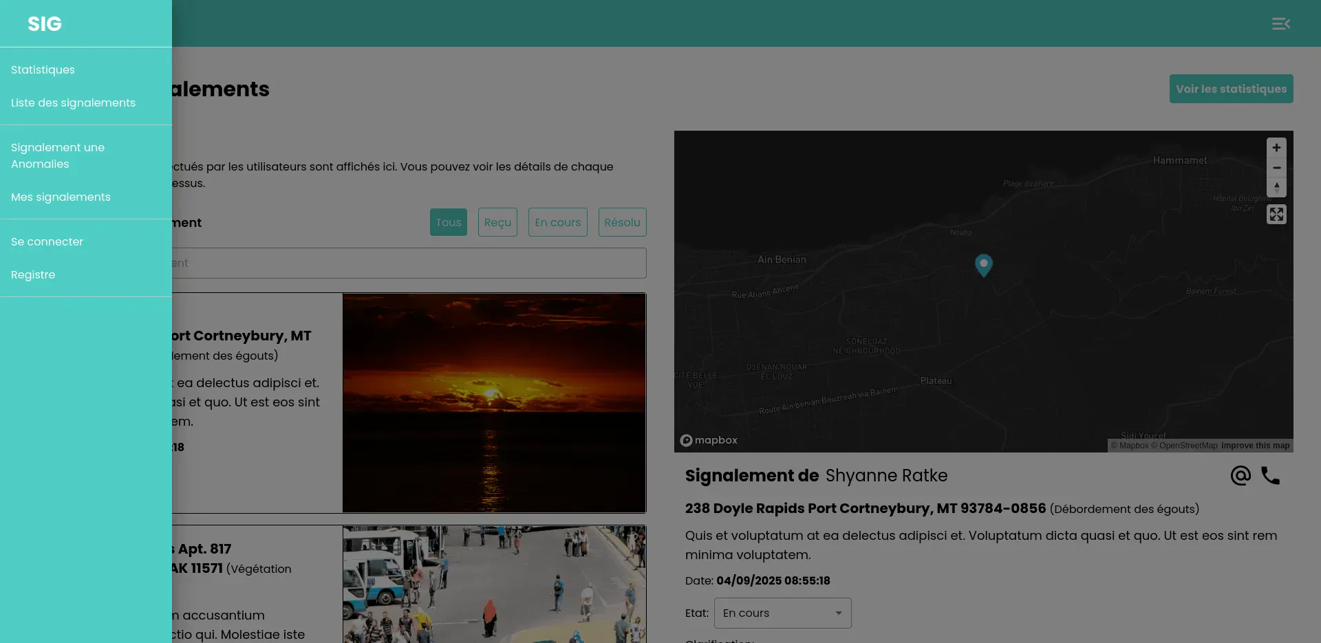 SIG reports Platform screenshot 5