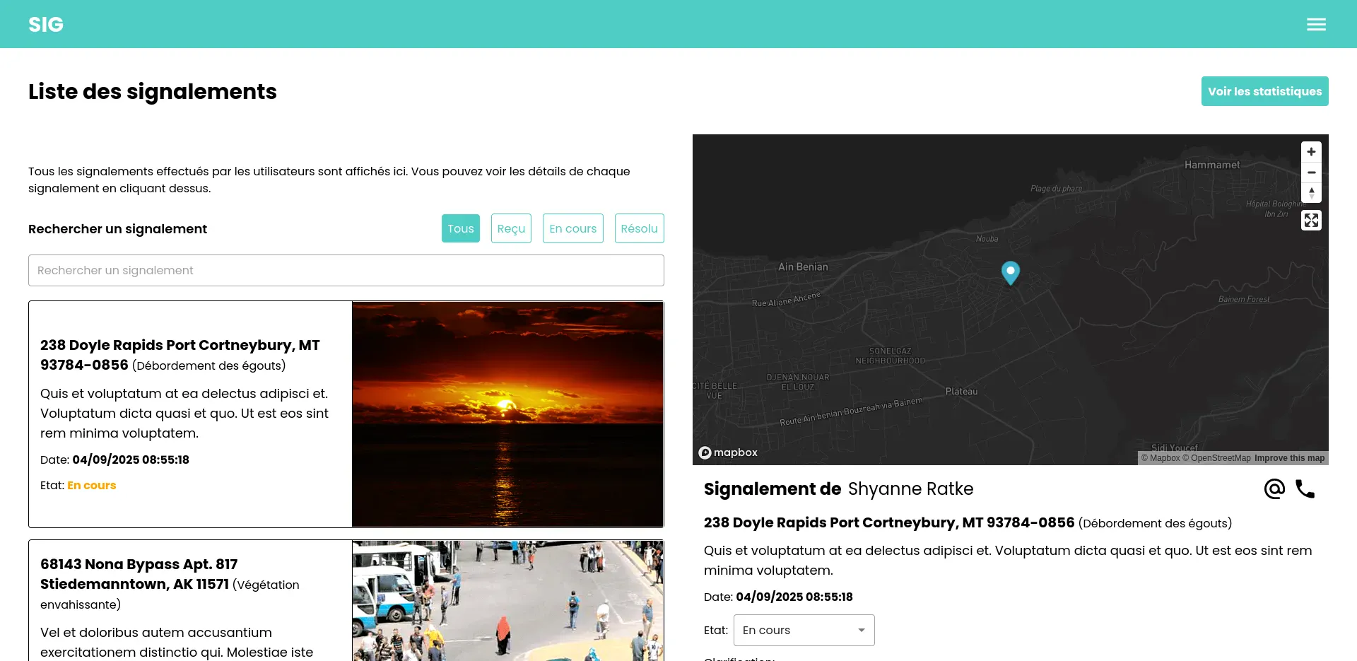 SIG reports Platform screenshot 6