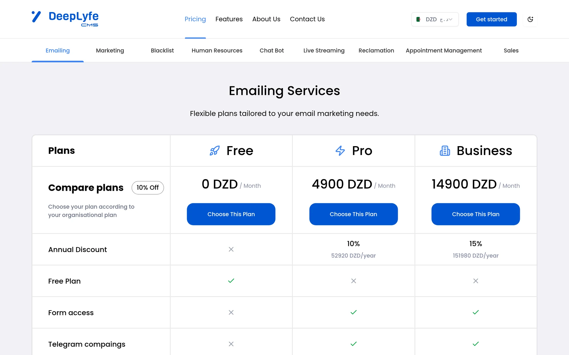 DeepLyfe CMS screenshot 1