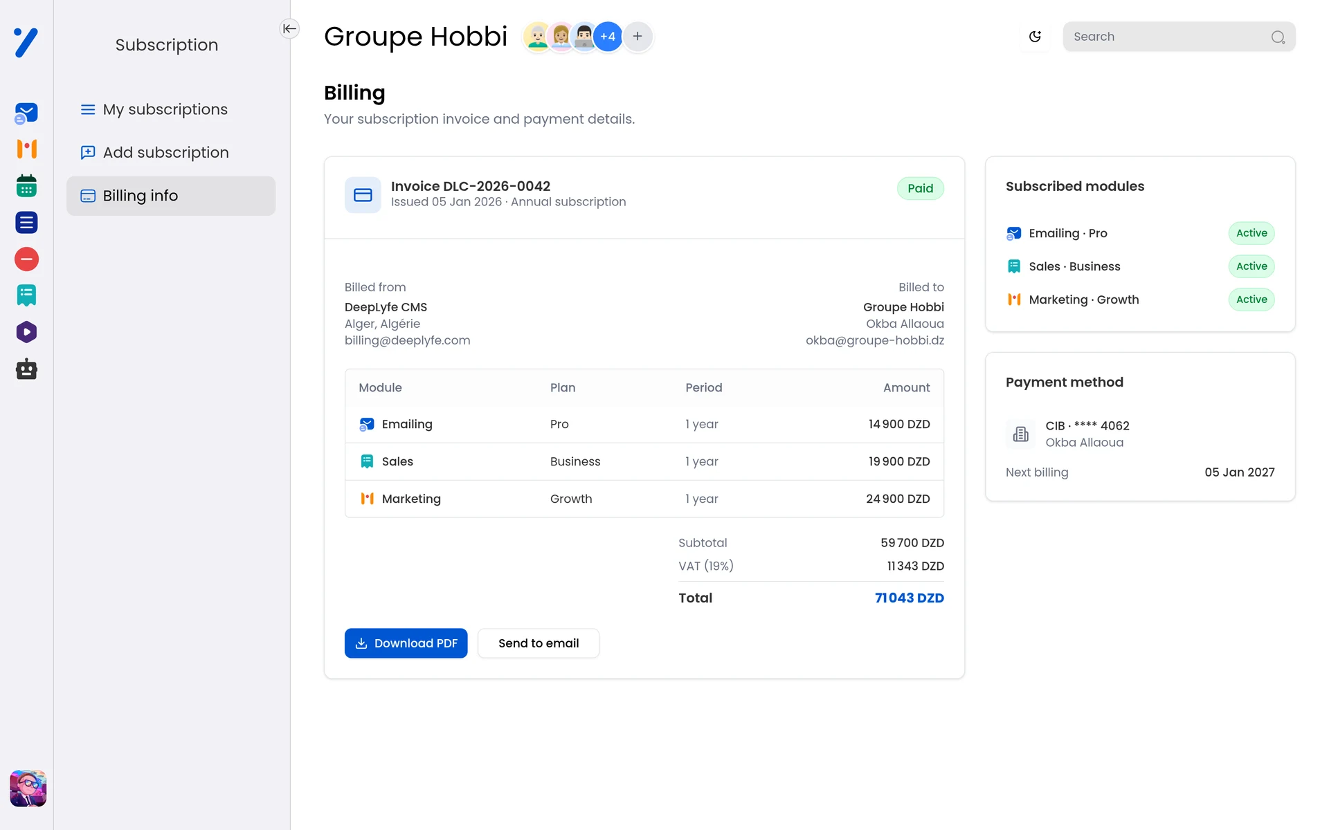 DeepLyfe CMS screenshot 13