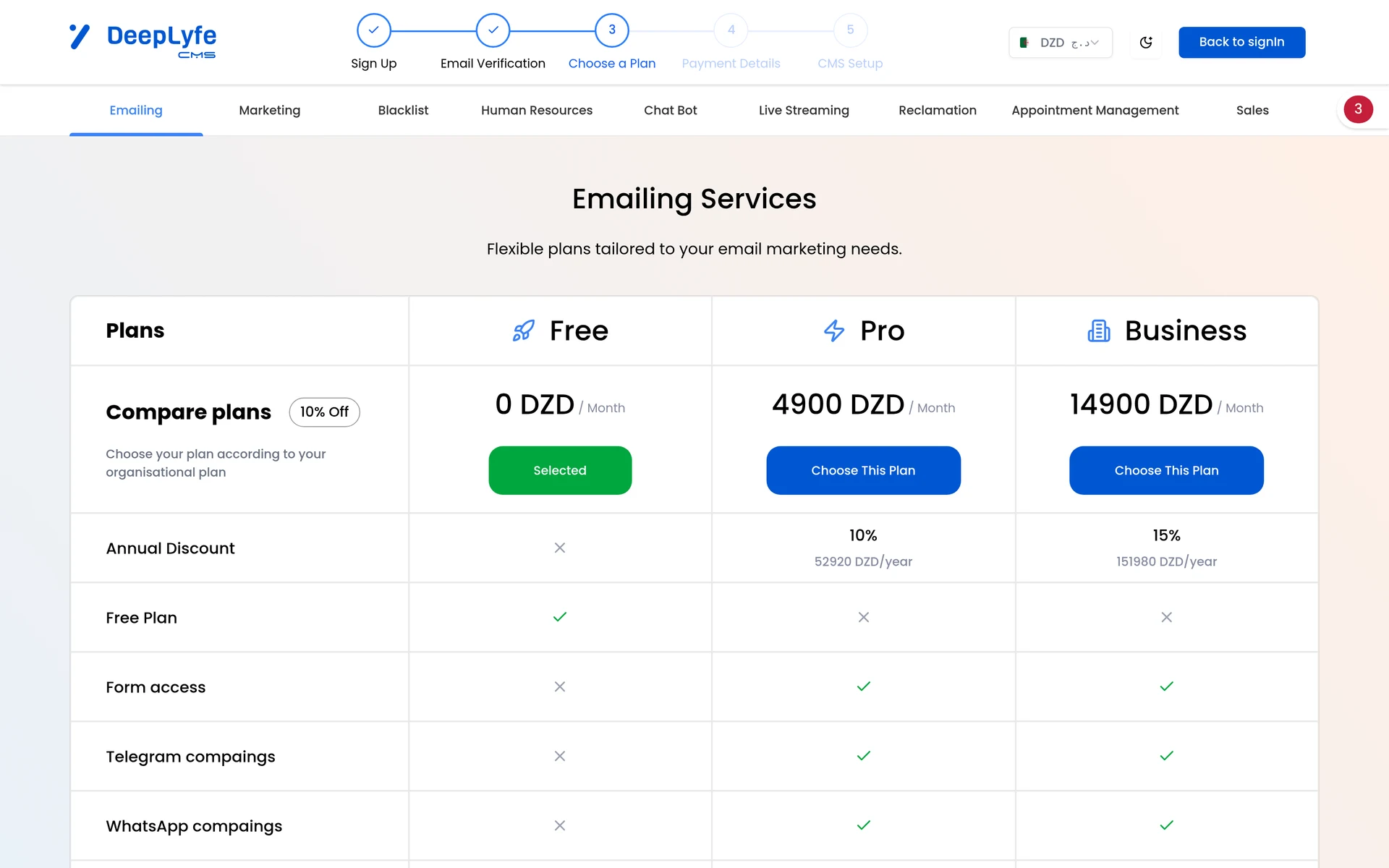 DeepLyfe CMS screenshot 3