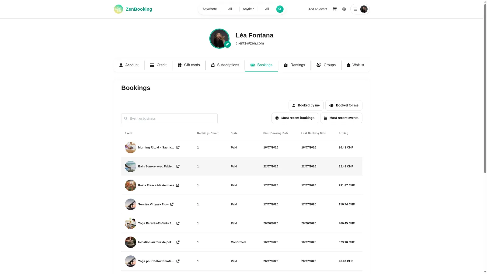 Zenbooking screenshot 15