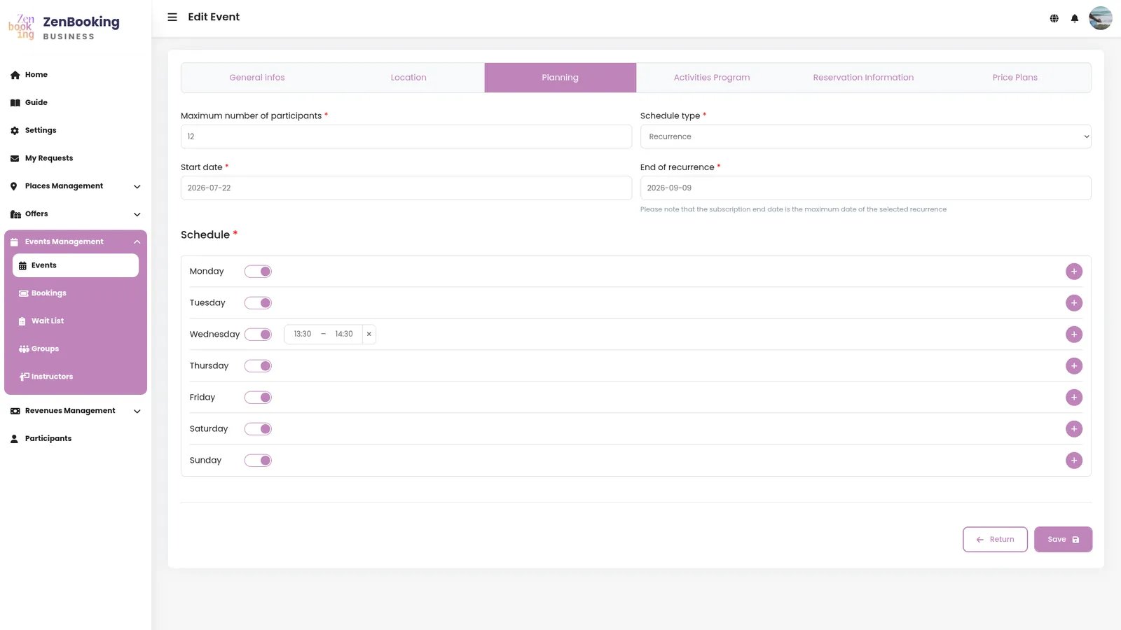 Zenbooking screenshot 22