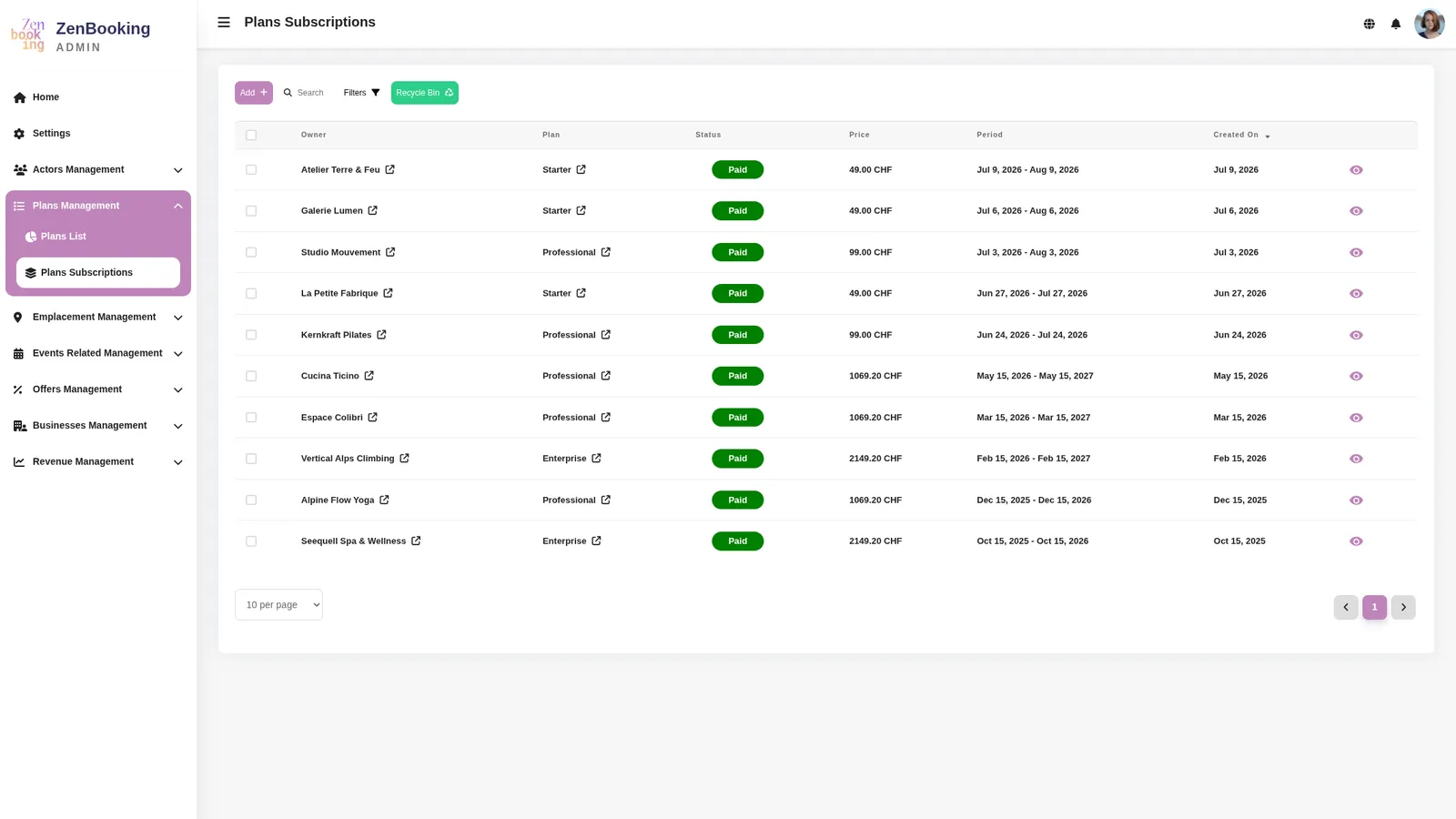 Zenbooking screenshot 28