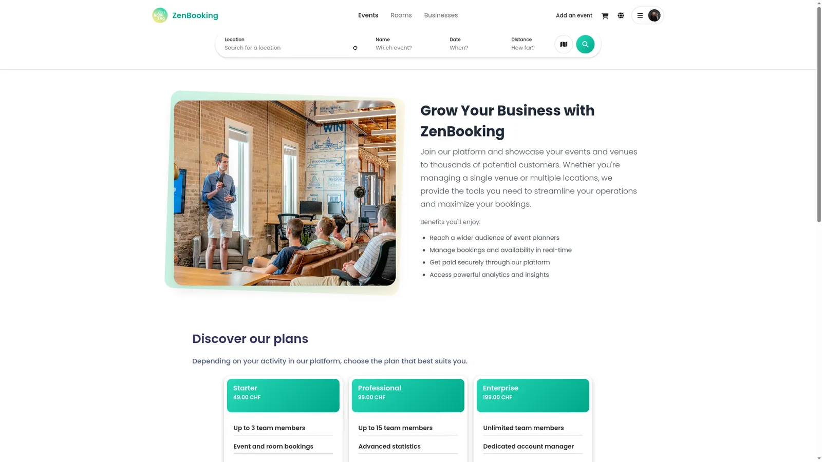 Zenbooking screenshot 3
